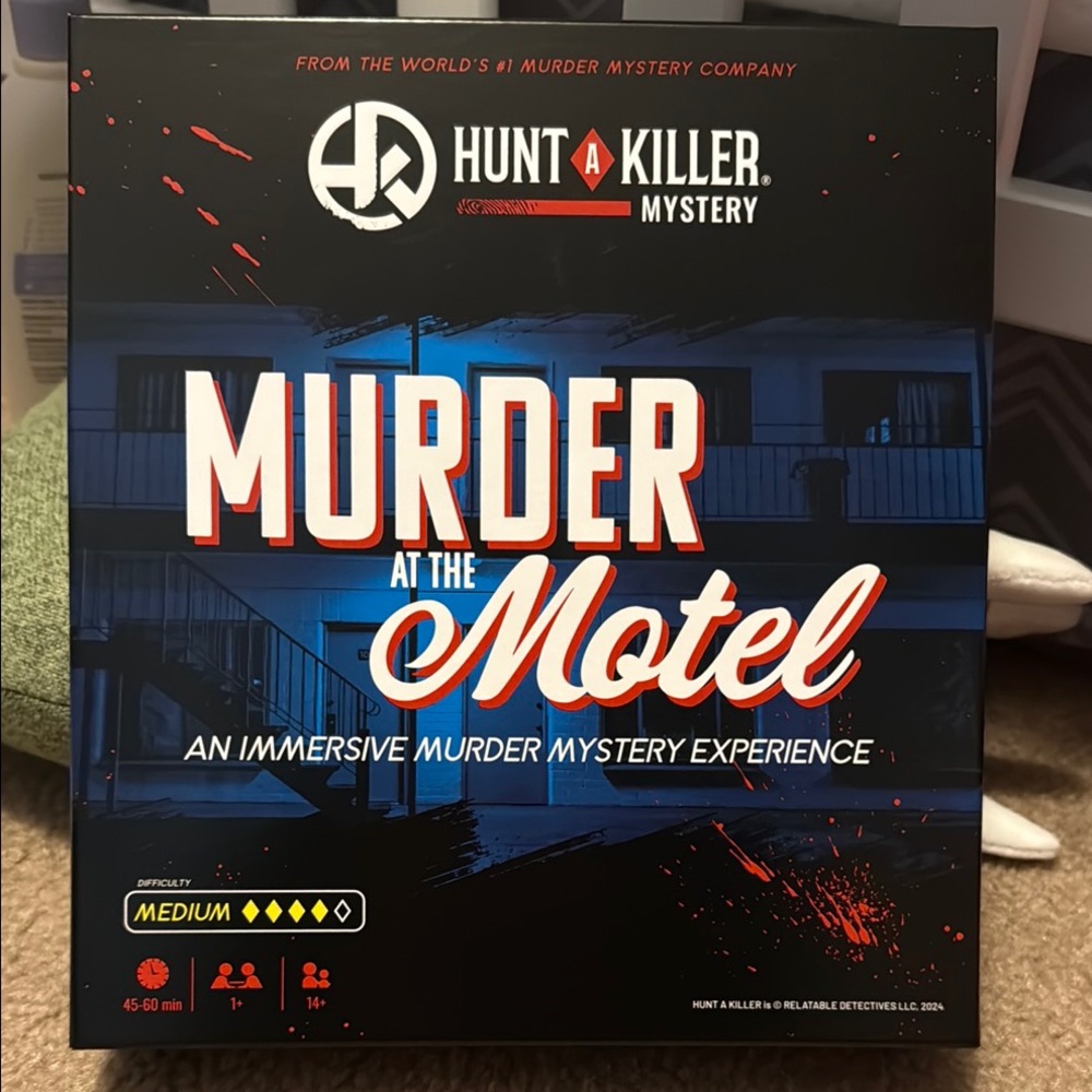 Black and Red Murder Motel Puzzle Game
